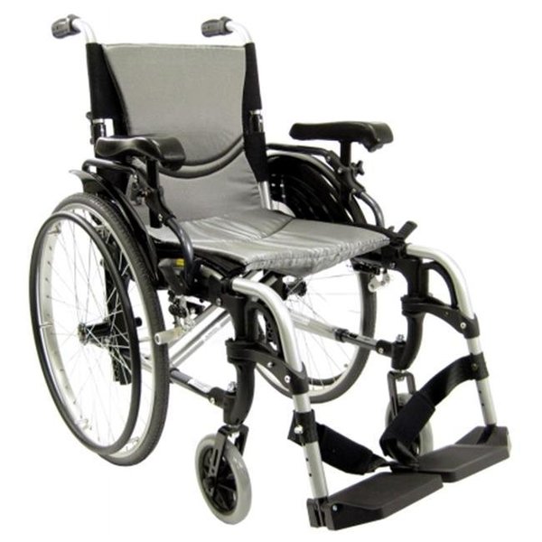 Karman Healthcare Karman Healthcare S-Ergo305Q16SS Ergonomic Wheelchair-Pearl Silver S-Ergo305Q16SS